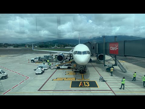 Delta Air Lines 757-200 Landing & Taxi at Juan Santamaría Int’l Airport
