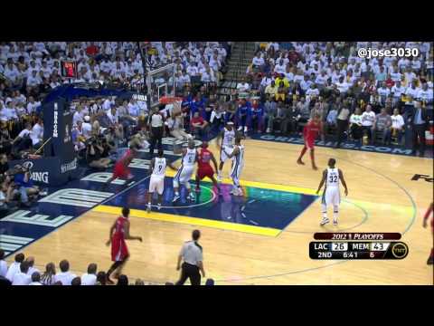 Eric Bledsoe Spin Cycle - 2012 NBA Playoffs (Clippers @ Grizzlies)