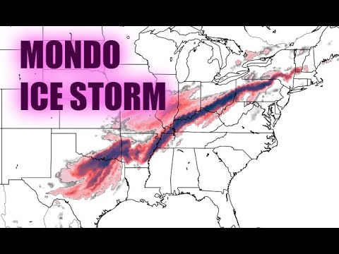 NEW UPDATE on the impactful ICE STORM expected across 10 states from Texas to Pennsylvania