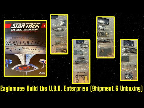 Eaglemoss Build the U.S.S. Enterprise NCC-1701-D shipment 6 (unboxing Video)