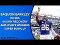 Saquon Barkley on injury recovery and SB LV winner | CBS Sports HQ