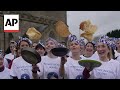 In This Centuries Old English Pancake Race You Just Have To Go Flat Out