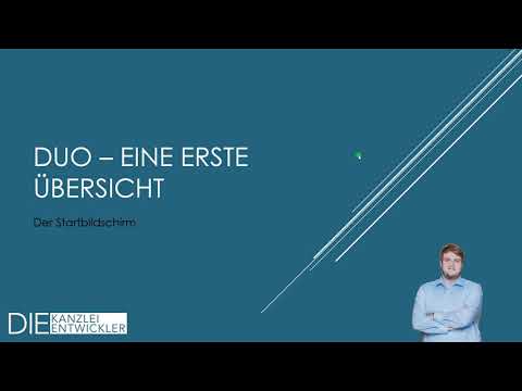 DUO Mandant - 06 DUO Übersicht