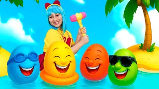 Download lagu Summer Surprise Eggs ☀️  MORE | Tigi Boo Kids Songs mp3