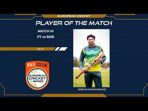 MOM: I.Muhammad - FT vs ROR | Highlights | FanCode ECS Italy, Super Series, Day 3 | Rome 2021
