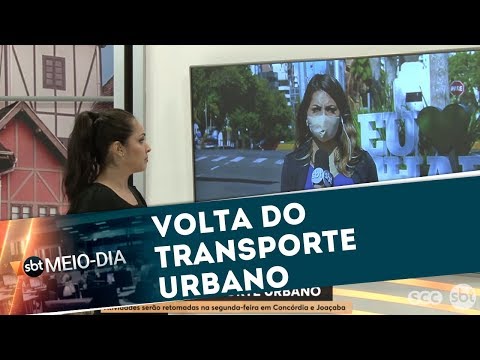 Volta do transporte urbano | SBT Meio-dia (12/06/20)