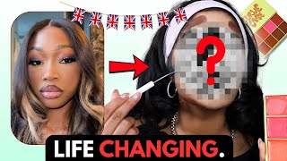 Trying UK BLACK GIRL MAKEUP Made Me CHANGE My WHOLE Routine 🇬🇧