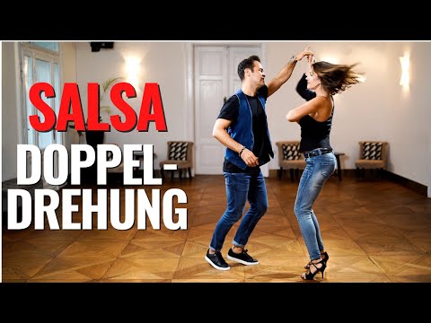 Salsa Doppeldrehung einfach gemacht (mit einem Trick)