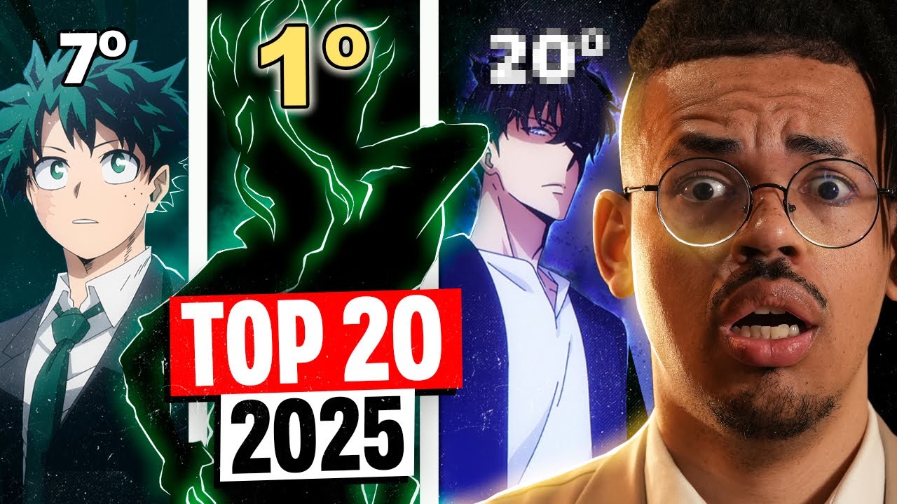 TOP 20 🏆 OS MELHORES ANIMES EM 2025!