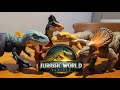 Jurassic World Rebirth Strike Attack Nanotyrannus Achillobator Herrerasaurus Zuniceratops Toy Review