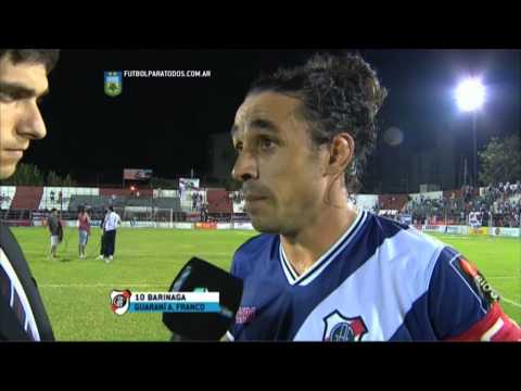 Barinaga:"Teníamos para ganarlo".Guaraní 2 Atlético 2.Fecha 10.Torneo Primera B Nacional.FPT