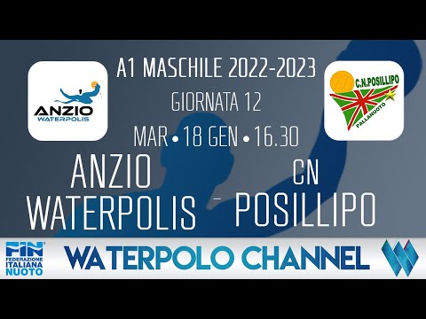A1M 22/23 - 12ª Giornata: Anzio Waterpolis - CN Posillipo