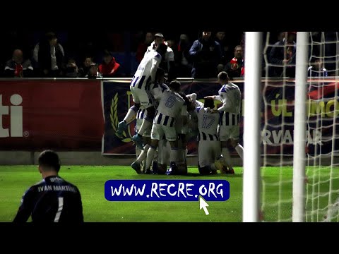 Gol de Rubén Serrano en el Yeclano Deportivo 0 - Recre 1