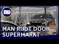 Supermarkt in Zuid-Korea in puin na slooptocht klant | NU.nl