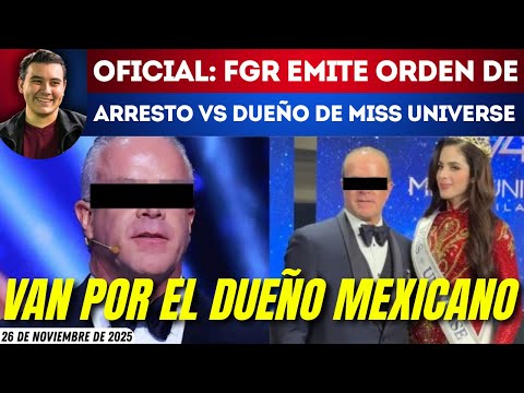 #SinMáscaras | ULTIMA HORA: FISCALÍA VA POR ROCHA: DUEÑO DE MISS UNIVERSE ACUSADO DE CRIMEN ORG