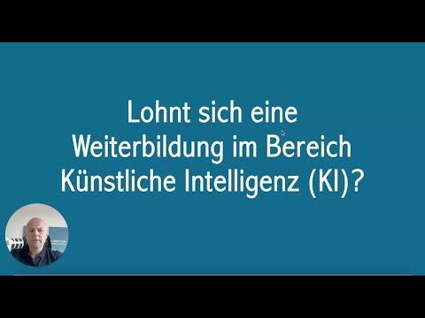 Lohnt sich eine Weiterbildung im Bereich Künstliche Intelligenz (KI)?