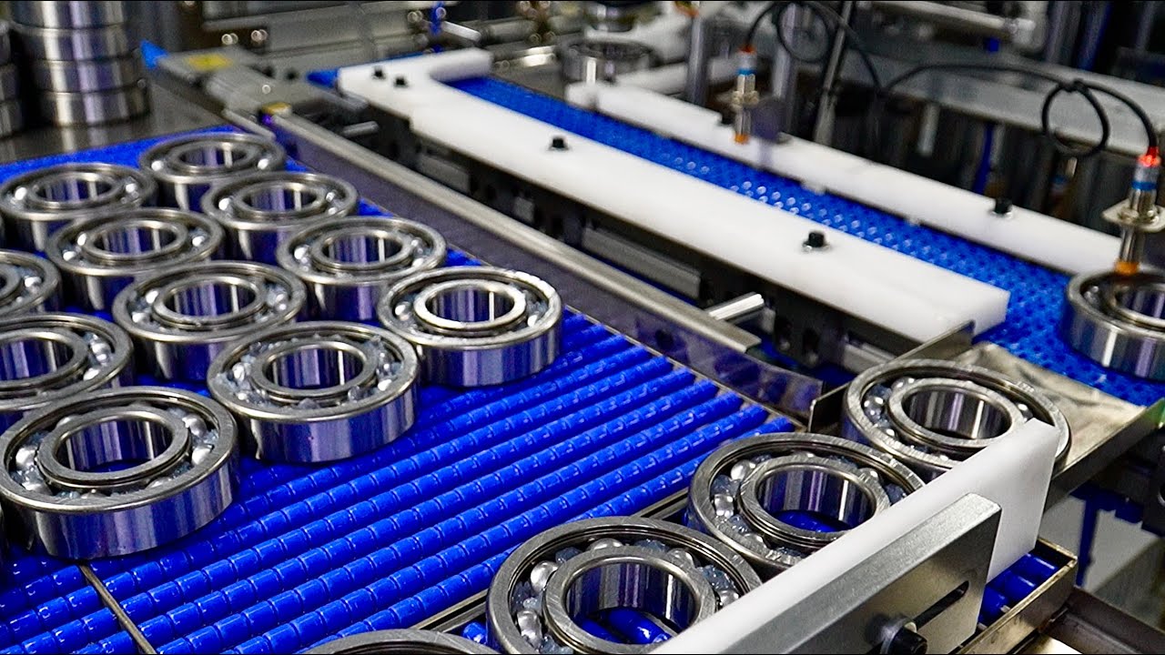 Wonderful, the process of mass production of bearings in Chinese factories