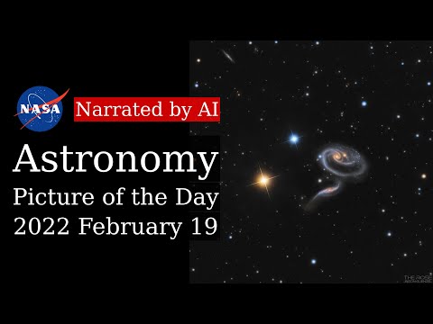 APOD: 2022-02-19 - Peculiar Galaxies of Arp 273 (Narrated by Emma)