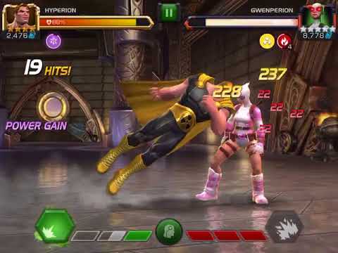 Marvel contest of champions: Boss battle: fight gwenperion in masters