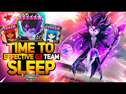 HE DEFEATED PINKROID with THIS SLEEP TEAM - Summoners War