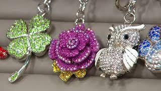 Killarney Crystal Choice of Crystal Keychains on QVC