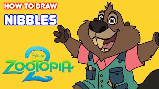 How to Draw Nibbles Maplestick from Zootopia 2