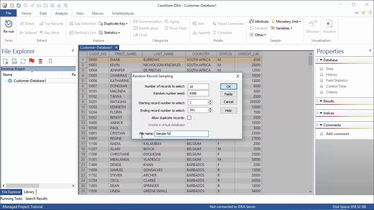 IDEA 10  Random Sampling