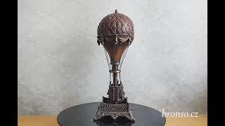 Stolní hodiny horkovzdušný balón – dekorativní hodiny, Veronese WU76967A4