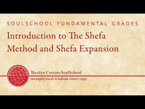 The Shefa Method and Shefa Expansion