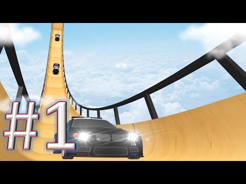 US Police Mega Ramp Car Stunts Racing #challenge 1 gameplay (android & ios)
