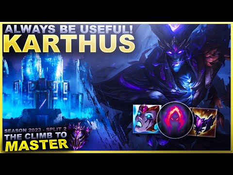 GETTING MY WORLD RANK! KARTHUS! - Climb to Master | League of Legends