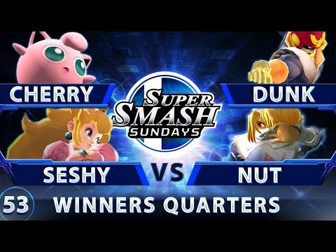 SSS 53 - RagingCherry & Seshy (Red) vs. Dunk & NUT (Blue) - SSBM Winners Quarters - Smash Melee