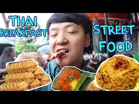 Thai BREAKFAST Street Food Tour in Bangkok Silom Soi 20