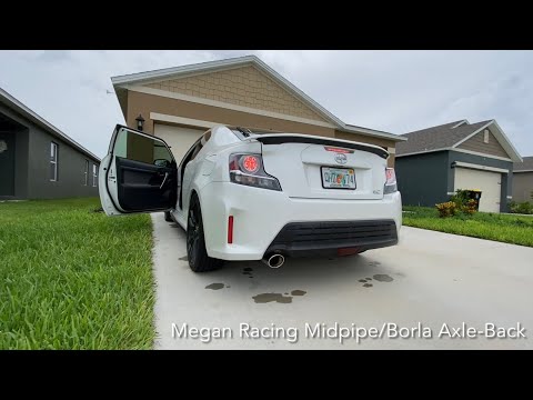 Megan Racing Midpipe/Borla Axleback Combo on 2016 Scion tC