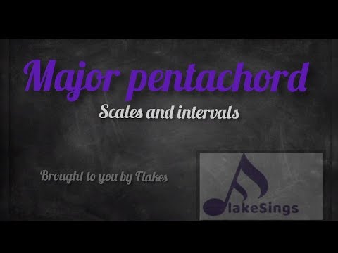 Daily practice 2 : Major Pentachord scale and intervals