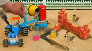 Diy How to make mini Animals Barn construction | diy mini construction machine | @MiniCreative1
