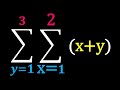 Double Sums Demystified Step By Step Guide With Examples