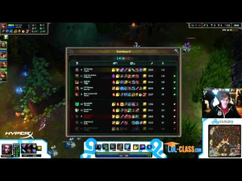 C9 Sneaky - Vayne vs Draven Challenger Ranked solo queue AD