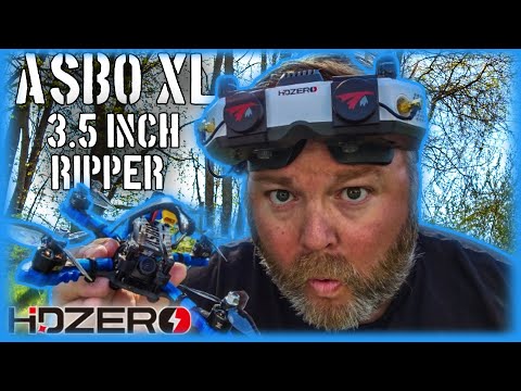 Asbo XL 3.5" HDZero 90fps Full Build | Betaflight Setup | Maiden Flight