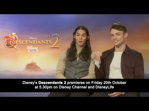 Interview: Thomas Doherty + Booboo Stewart | Descendants 2