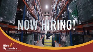Now Hiring Manufacturing and Logistics Jobs - Hire Dynamics