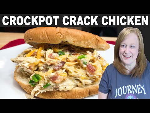 CROCKPOT CREAMY CRACK CHICKEN RECIPE | Easy Dump & Go Recipe
