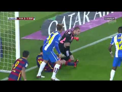 FC Barcelona vs  Espanyol FULL MATCH SECOND PART  06.01.2016
