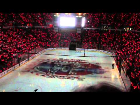 Detroit Red Wings 2012 Playoff Opening Ceremony