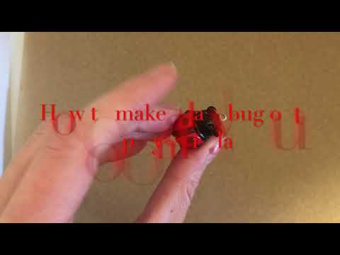 Ladybug Polymer Clay Charm Tutorial