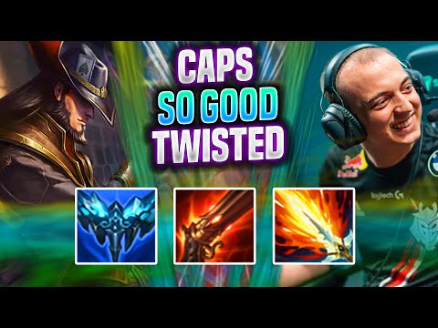 CAPS IS SO GOOD WITH TWISTED FATE! - G2 Caps Plays Twisted Fate Mid vs Taliyah! | Season 2022