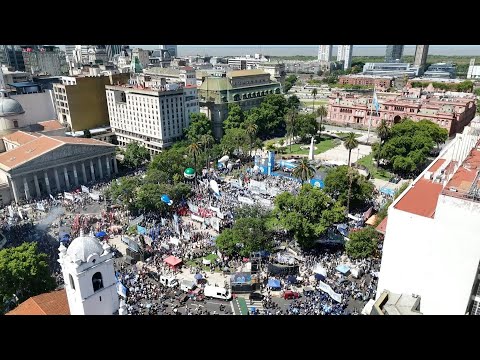 Video | Argentine unions in the street over Milei labor reforms | AFP