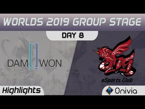 DWG vs AHQ Highlights Worlds 2019 Main Event Group Stage Damwon Gaming vs AHQ eSports Club by Onivia