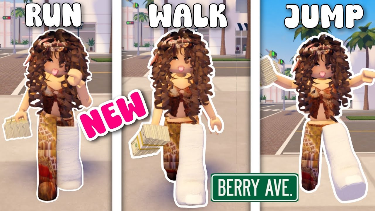 HOW TO GET **TRENDY RUN, WALK, JUMP, CLIMB, SWIM** IN BERRY AVENUE ROBLOX 🤯🤩
