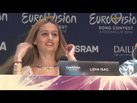 ESCKAZ in Stockholm: Press conference from Lidia Isac (Moldova)